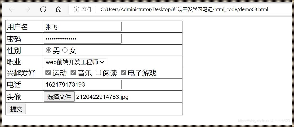 HTML“玩转”表单：粗犷式解读