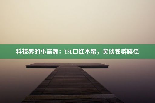 科技界的小高潮：YSL口红水蜜，笑谈独辟蹊径