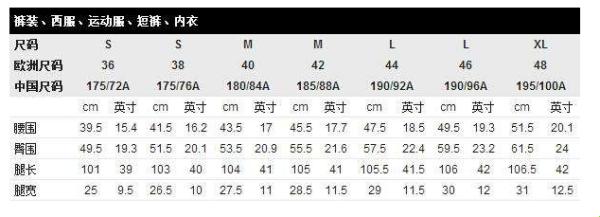 "裤子欧洲码对应中国码，崛起的新星：时尚界的混血儿"