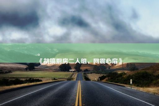 。
《胡搞厨房二人组，网震心扉》