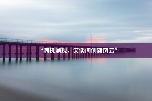 “潮机涌现，笑谈间创新风云”