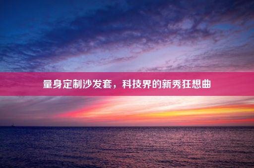 量身定制沙发套，科技界的新秀狂想曲