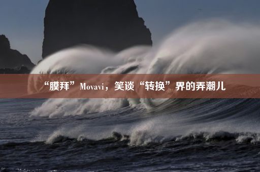 “膜拜”Movavi，笑谈“转换”界的弄潮儿