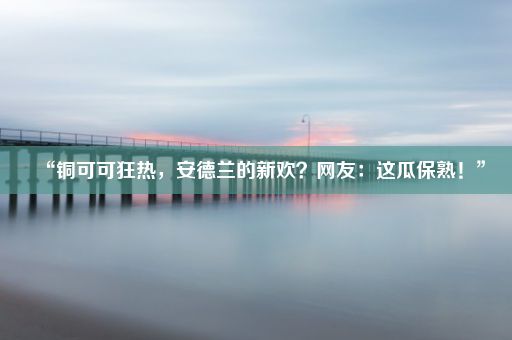 “铜可可狂热，安德兰的新欢？网友：这瓜保熟！”