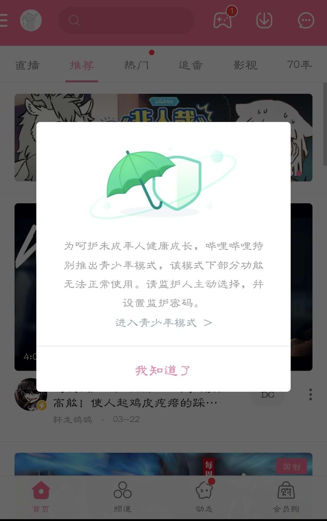 "B站神秘失踪青少年模式：潮流弃儿的逆袭？"