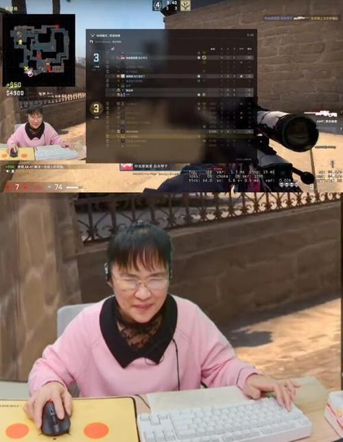 炸毛女神CSGO传奇：暴躁技能，笑煞旁人