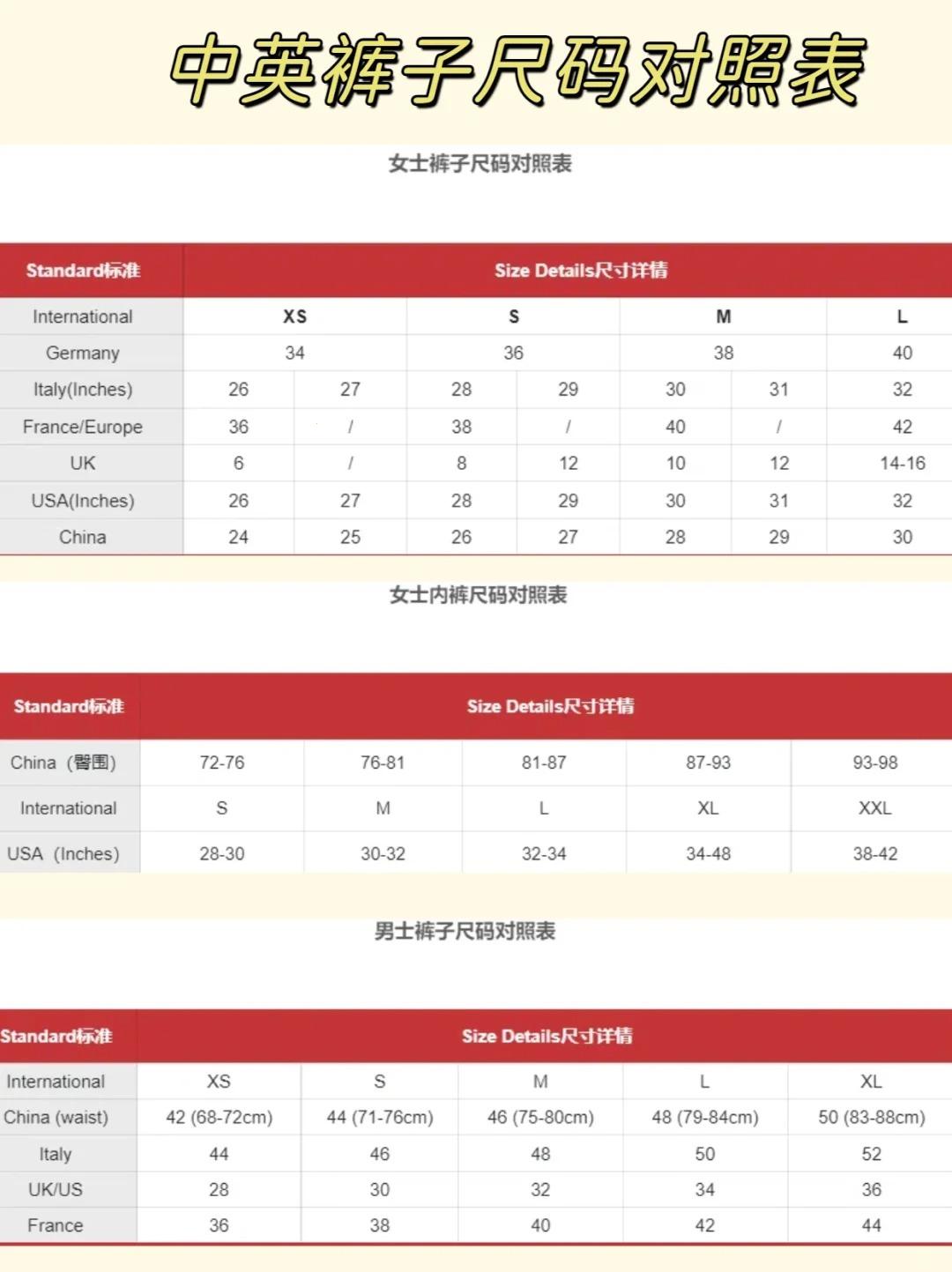 "尺码战争：亚洲.vs.欧洲，笑谈时尚界的星球大战"