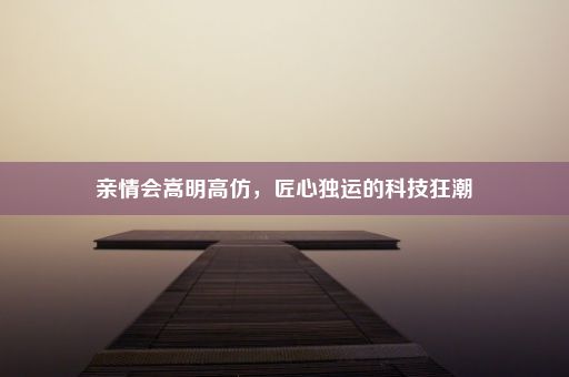 亲情会嵩明高仿，匠心独运的科技狂潮