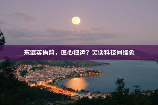 东瀛英语韵，匠心独运？笑谈科技圈怪象