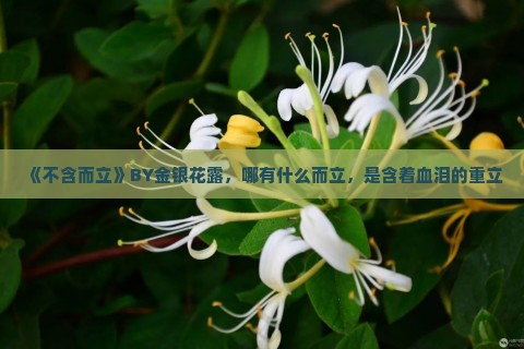 《不含而立》BY金银花露，哪有什么而立，是含着血泪的重立